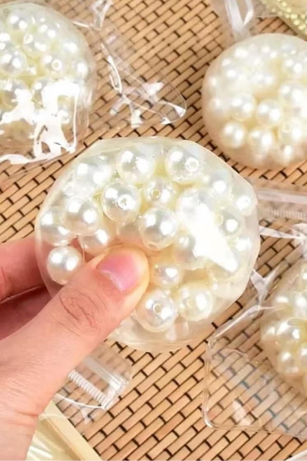 White Pearl Squishy Toy
