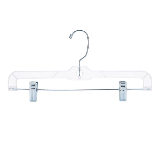 14" Economy Plastic Skirt And Pants Hangers - Case of 100