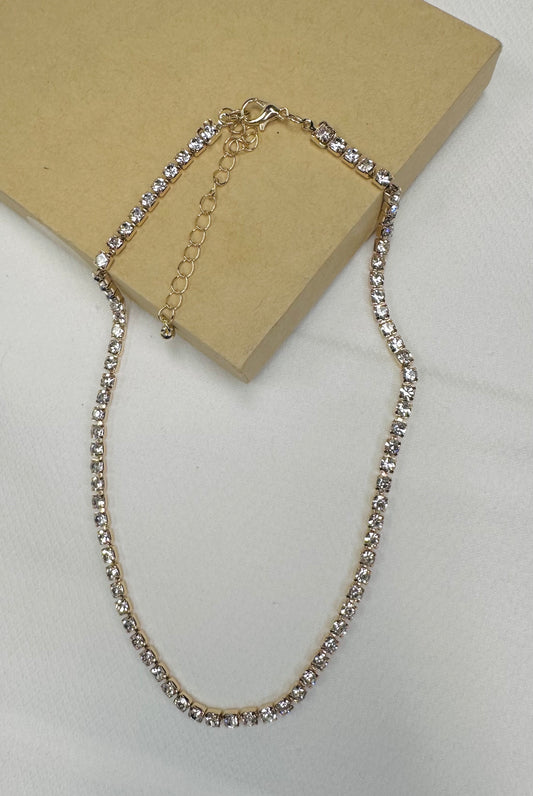 Diamond & Silver Necklace