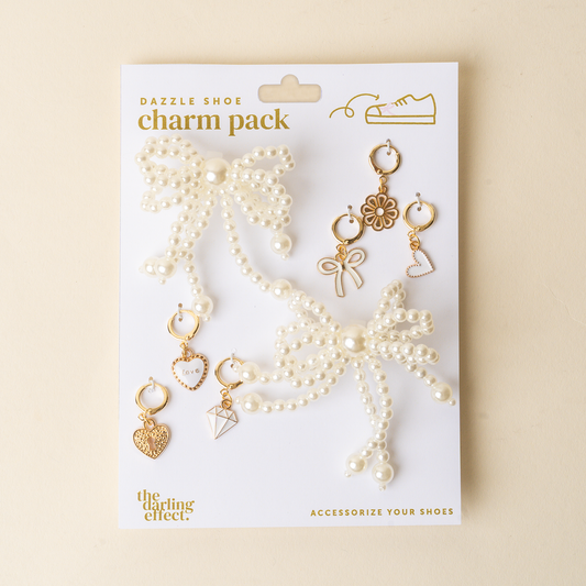 Dazzle Shoe Charm Pack-Pretty in Pearl