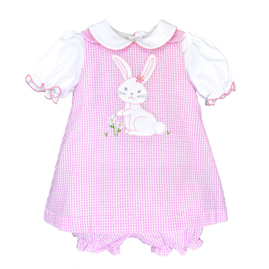 Dress with Bunny Applique