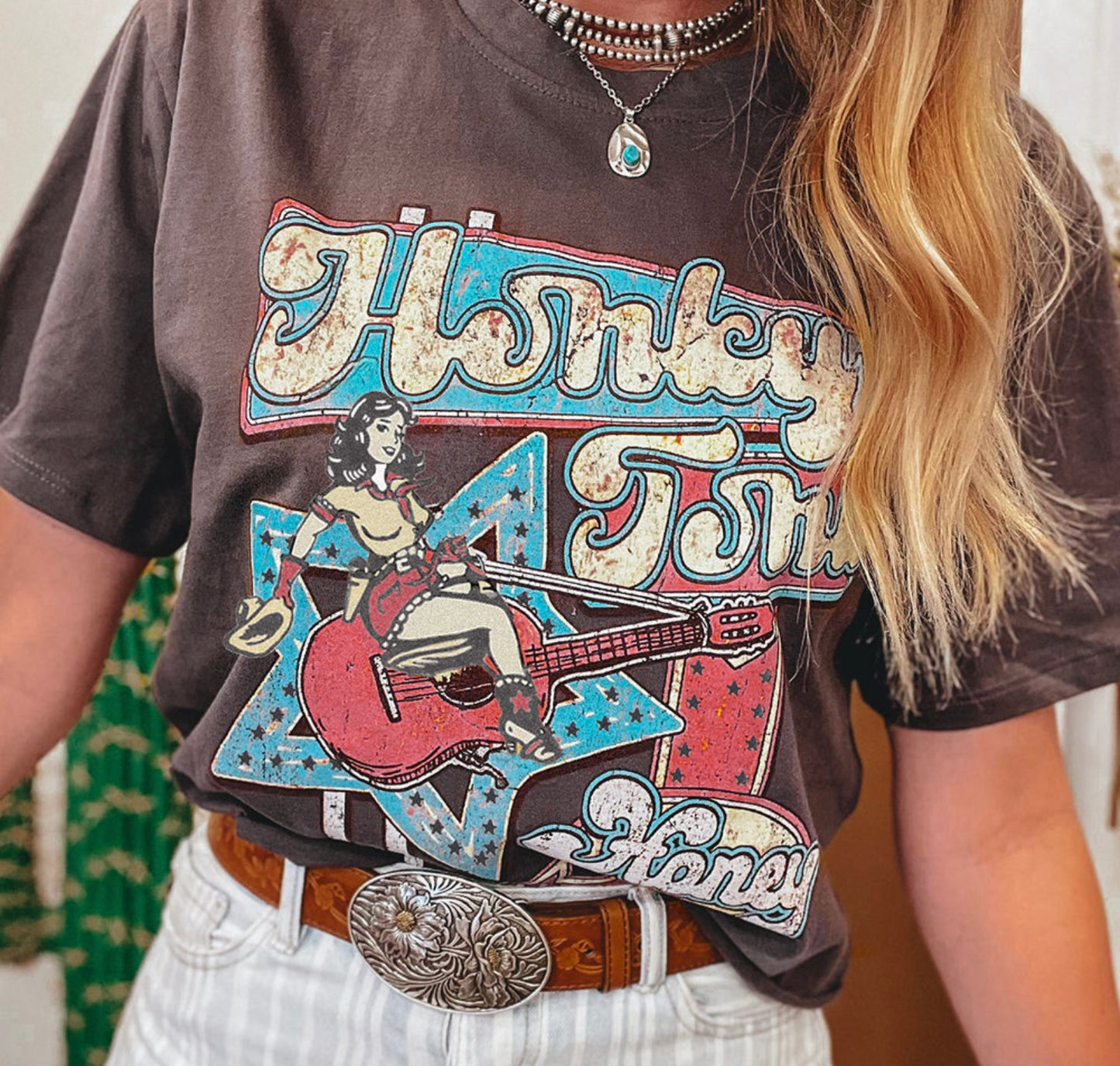 Honky Tonk Honey Graphic Tee