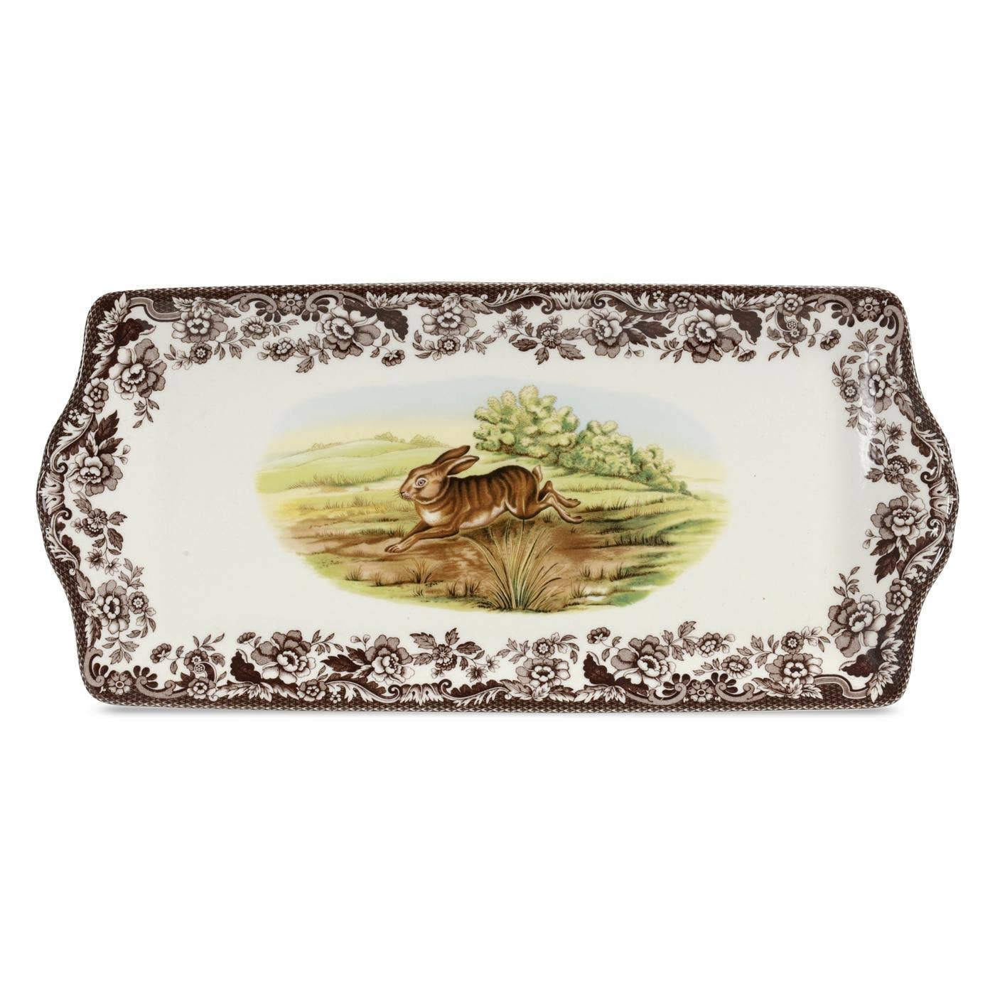 Spode Woodland Sandwich Tray 13 inch (Rabbit)