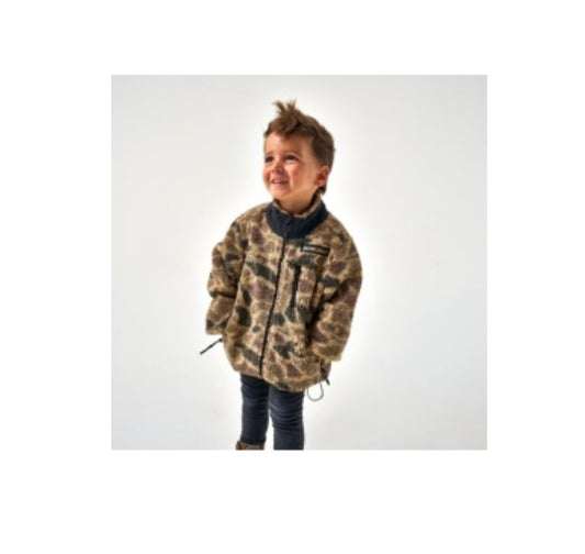 Sherpa Rocky Mountain Camo Youth Full Zip