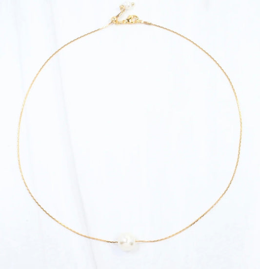 Nora Dainty Pearl Necklace