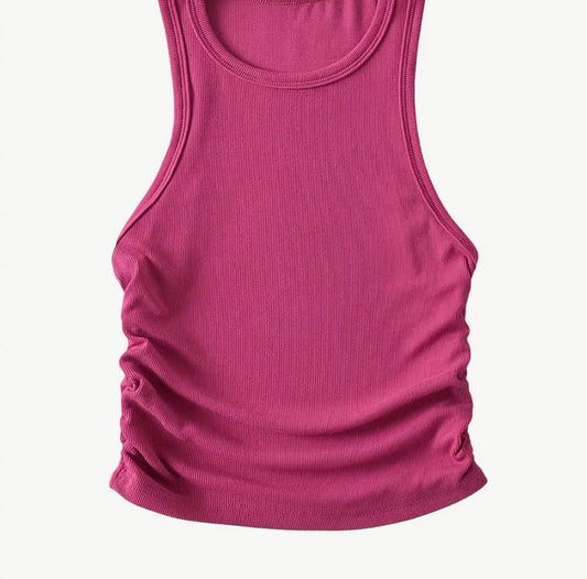 Tank Top with Sides Cinched