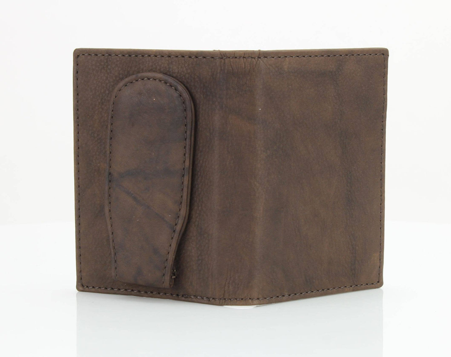 American Bison Oil Pull Up Magnetic Money Clip Card Case 157