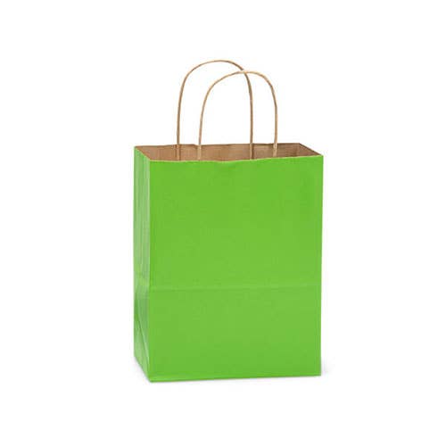 Recycled Kraft Color Paper Retail Shopping Bags