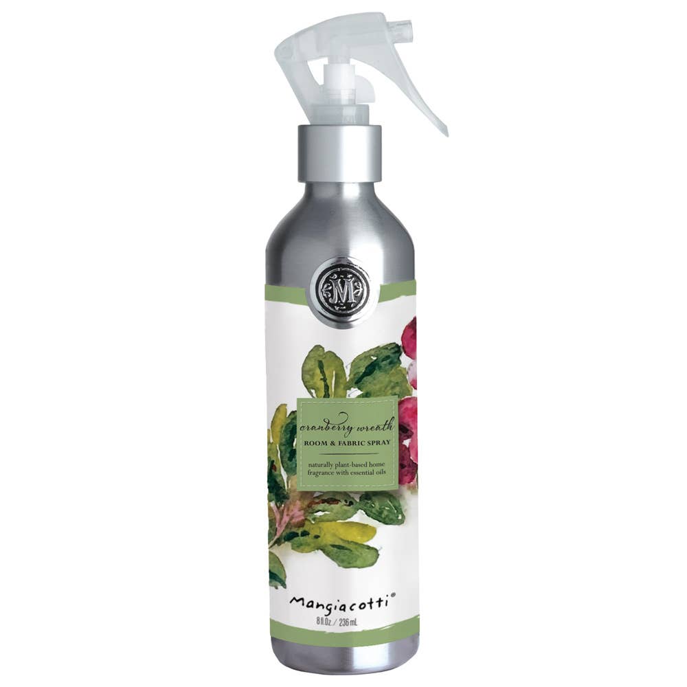 Cranberry Wreath Room & Fabric Spray 8 Oz. Christmas