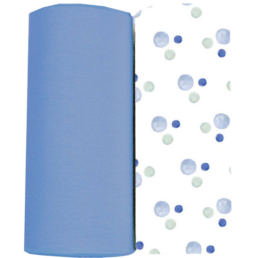 Oxford and Denim Swaddle Blanket 2 Pack