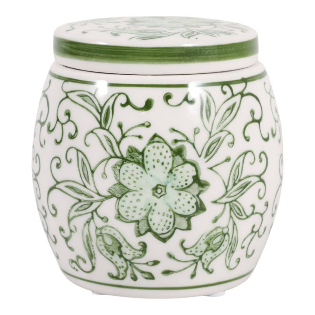 Scented Candle - Lavender Verbena Soy Wax Ceramic Lid,8.5Oz.