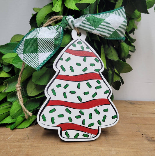 Christmas Ornament - Christmas Tree Snack Cake