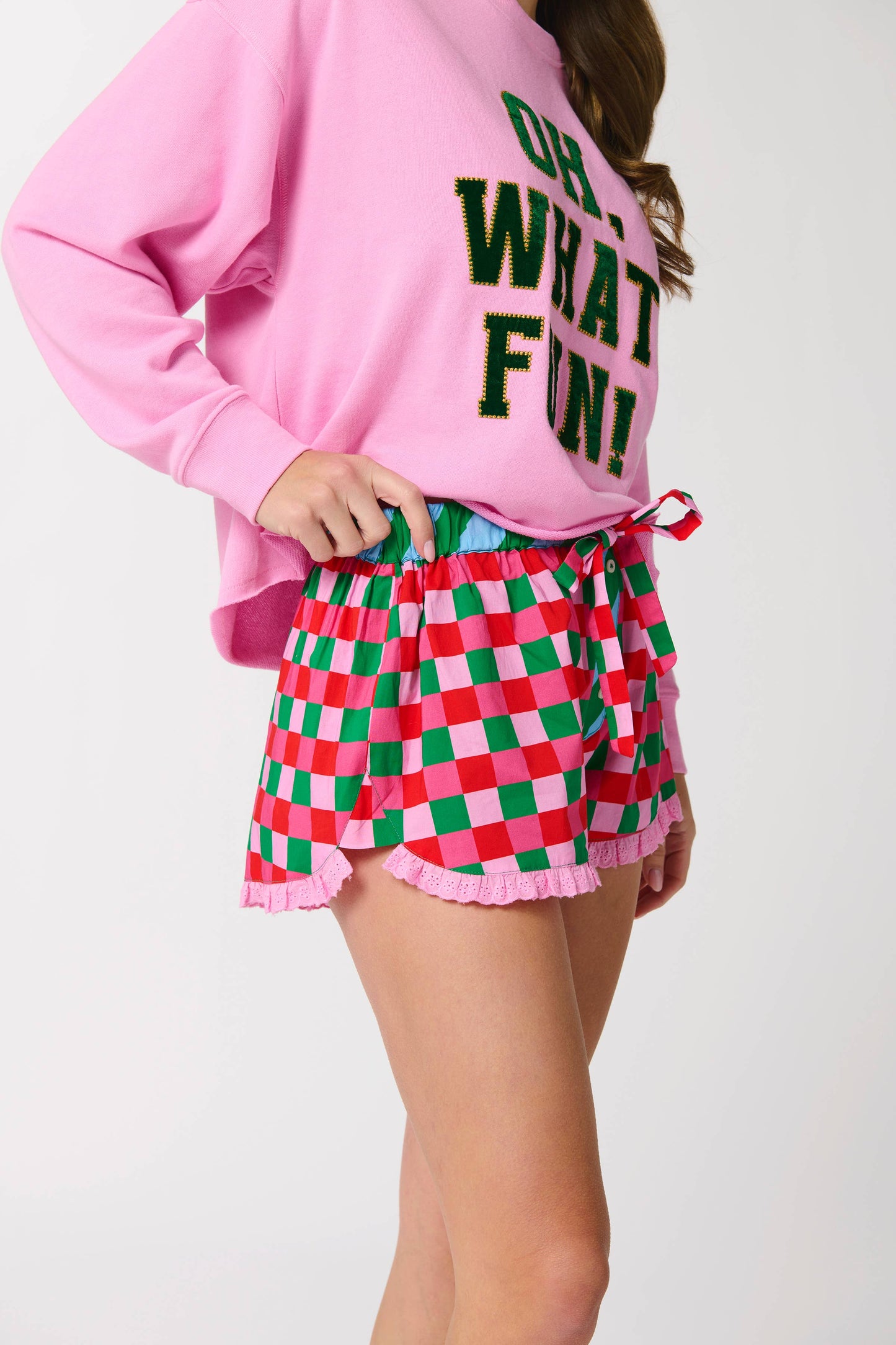 ASST/6 CHECKERED BOXER SHORTS,MULTI
