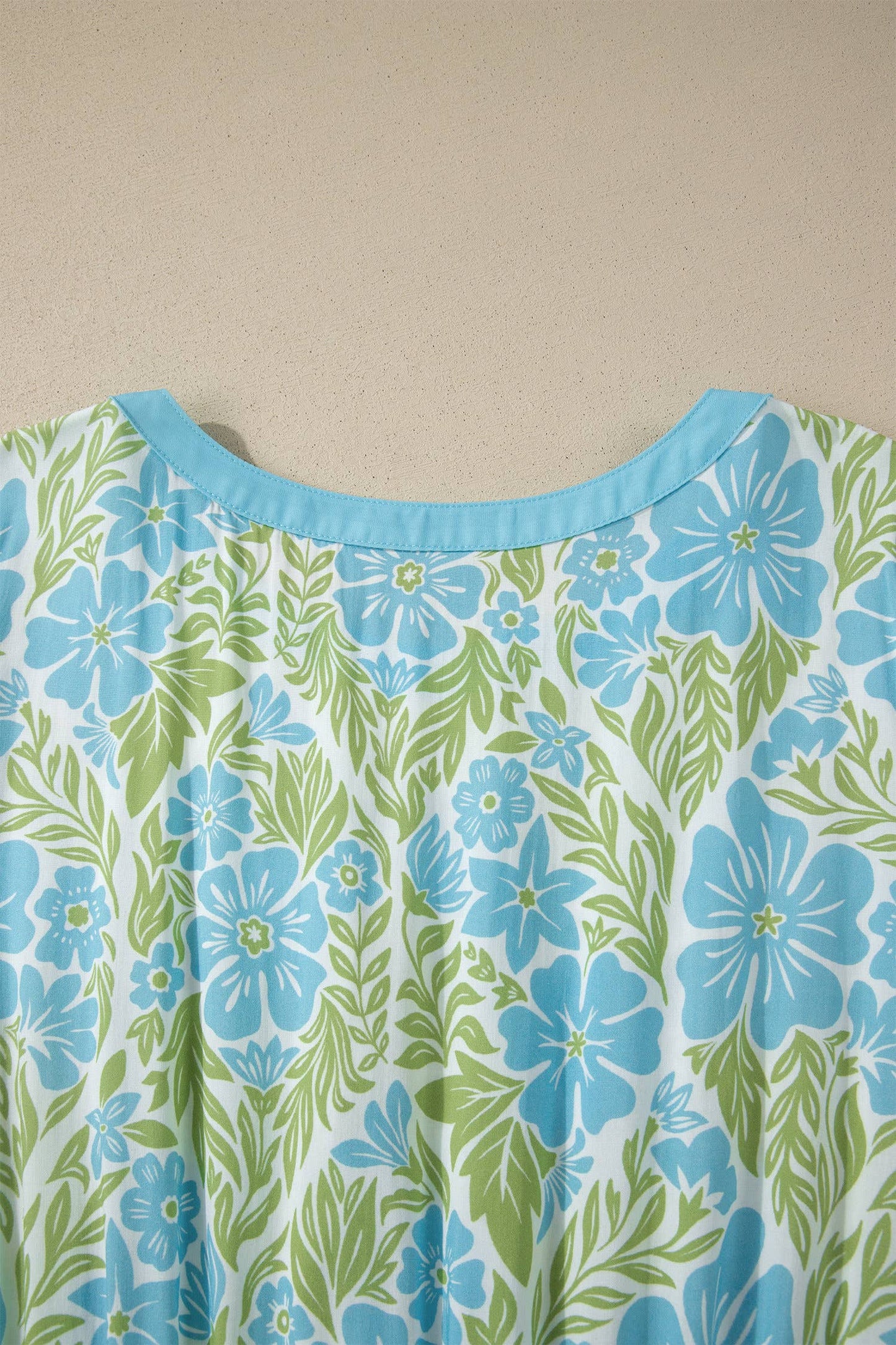 Floral Print Ruffled Detail Short Sleeve Mini Dress (S-XL)