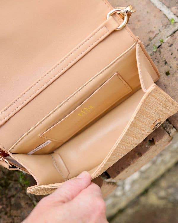 Maverick Crossbody with Pocket Natural Tan