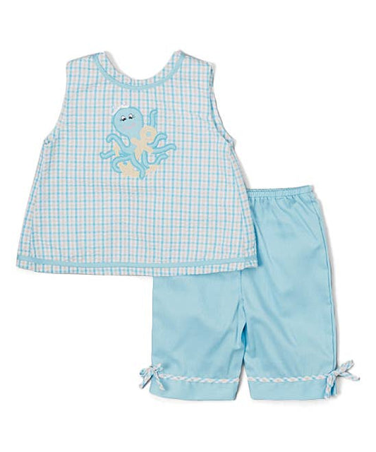 Octopus Shirt & Capri Pant Set