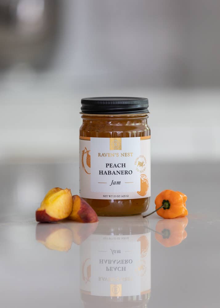 Peach Habanero Jam - 15 oz.