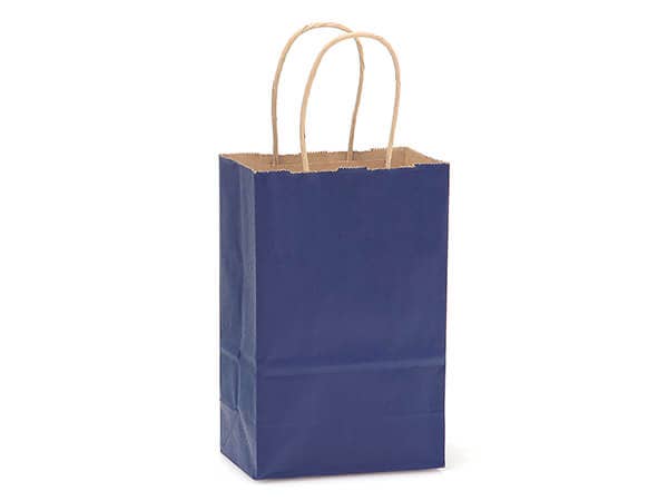 Recycled Kraft Color Paper Retail Shopping Bags