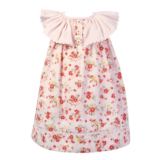 Butterfly Collar Floral Dress