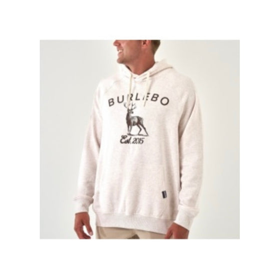 Fleece Hoodie Whitetail Deer Oatmeal