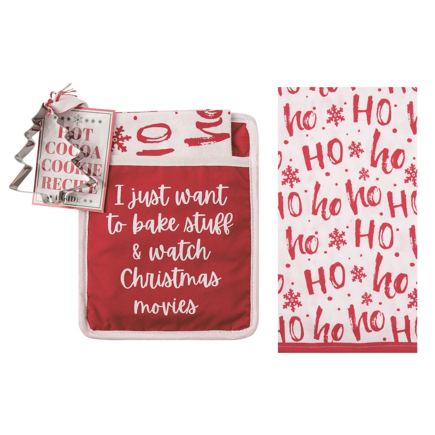 Christmas Fabric Holder/Towel/Cutter Gift Set Set 3