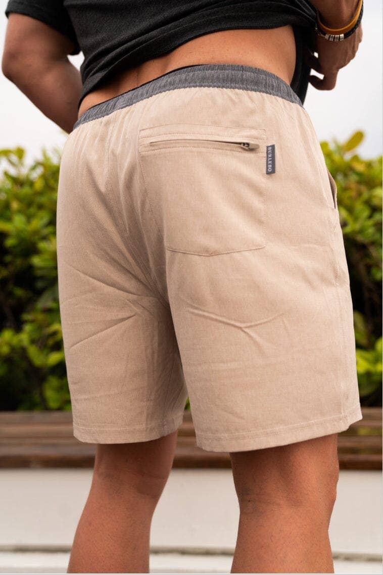 Athletic Short - Heather Khaki - Driftwood Camo Liner