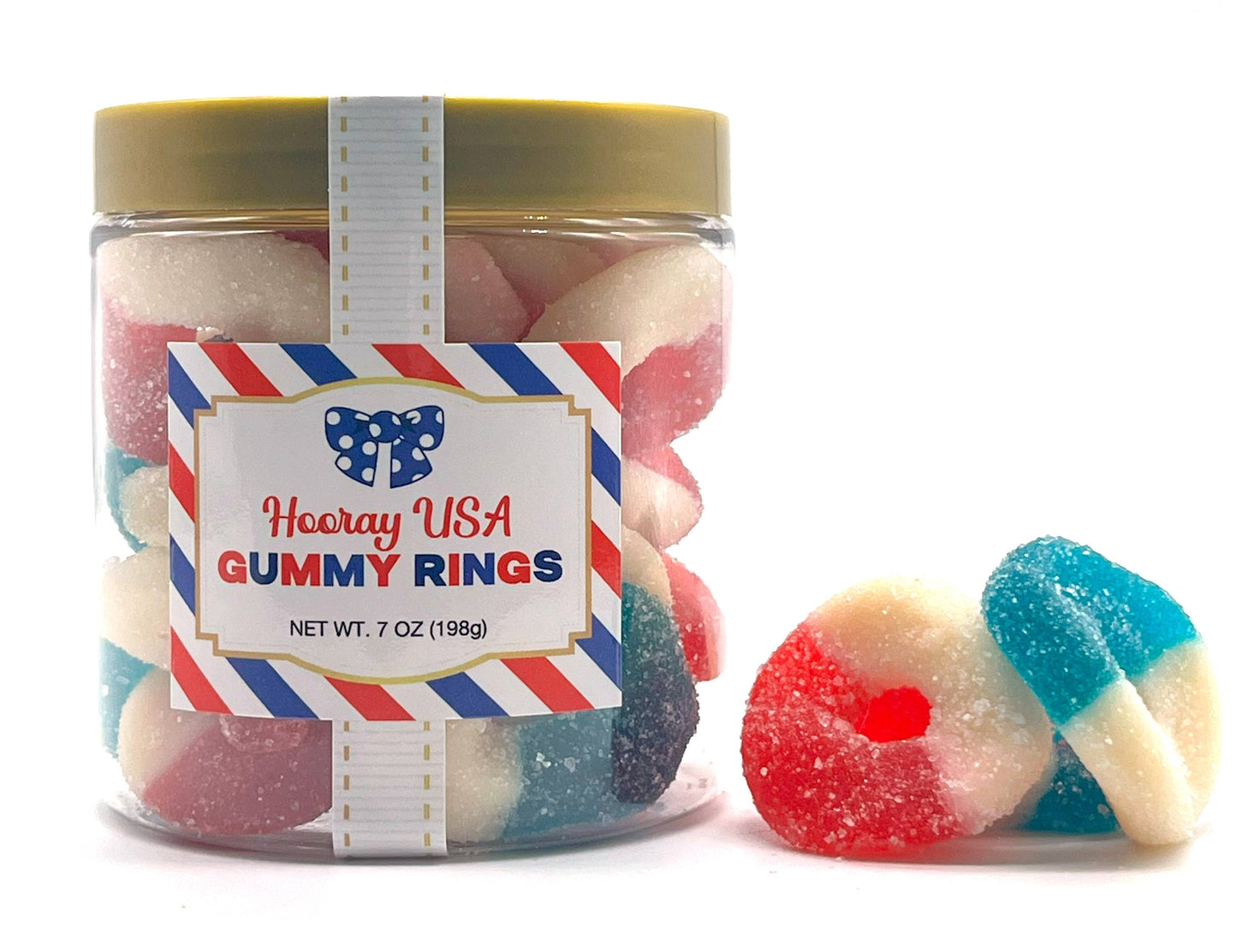 Candy Sugar Stacks - USA / 4th of July Freedom Gummy Rings