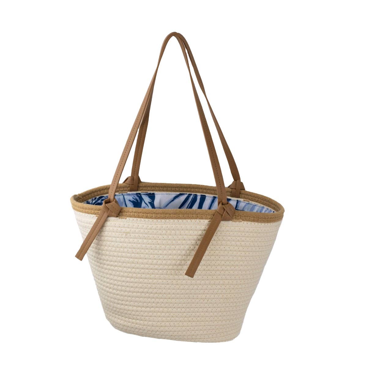 Tamarindo Palm Tote Natural/Tan
