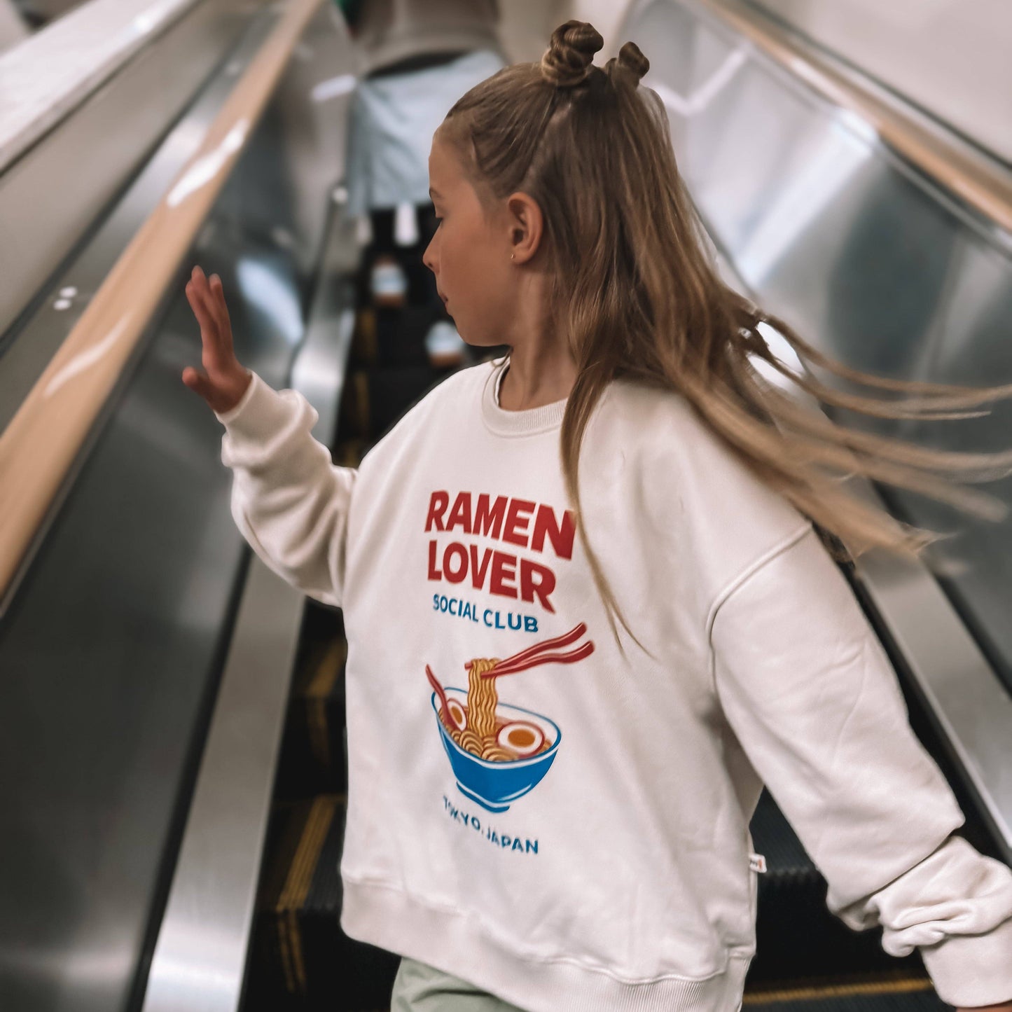 RAMEN LOVER SOCIAL CLUB pullover| oversized drop shoulder | KIDS