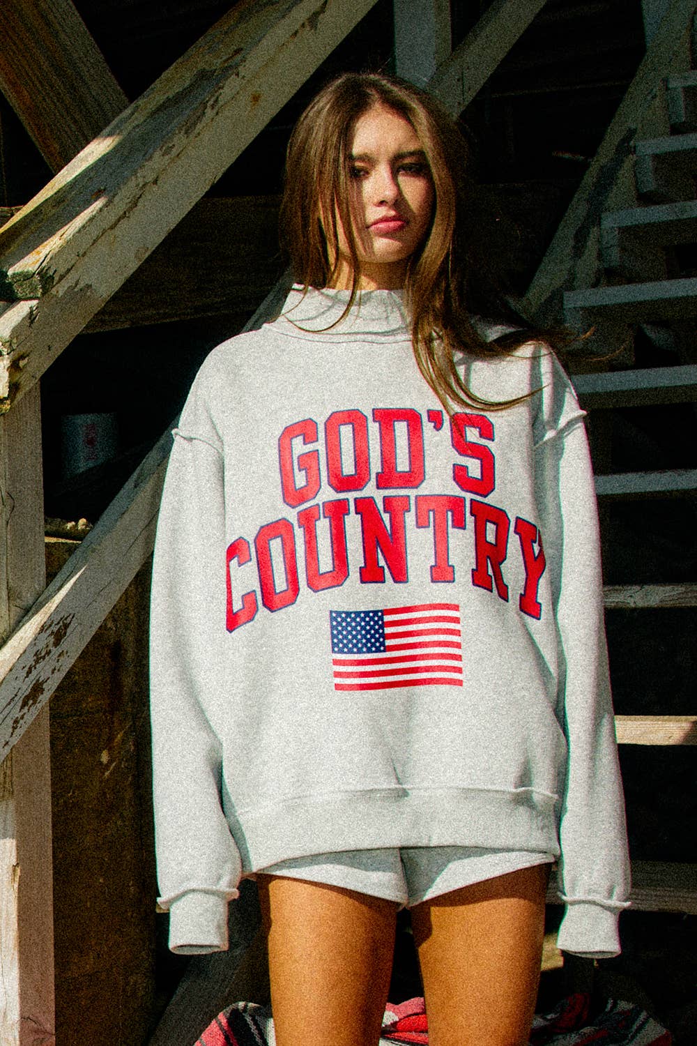 IT2594-GODSCOUNTRY Reversible Mock-neck Sweatshirt