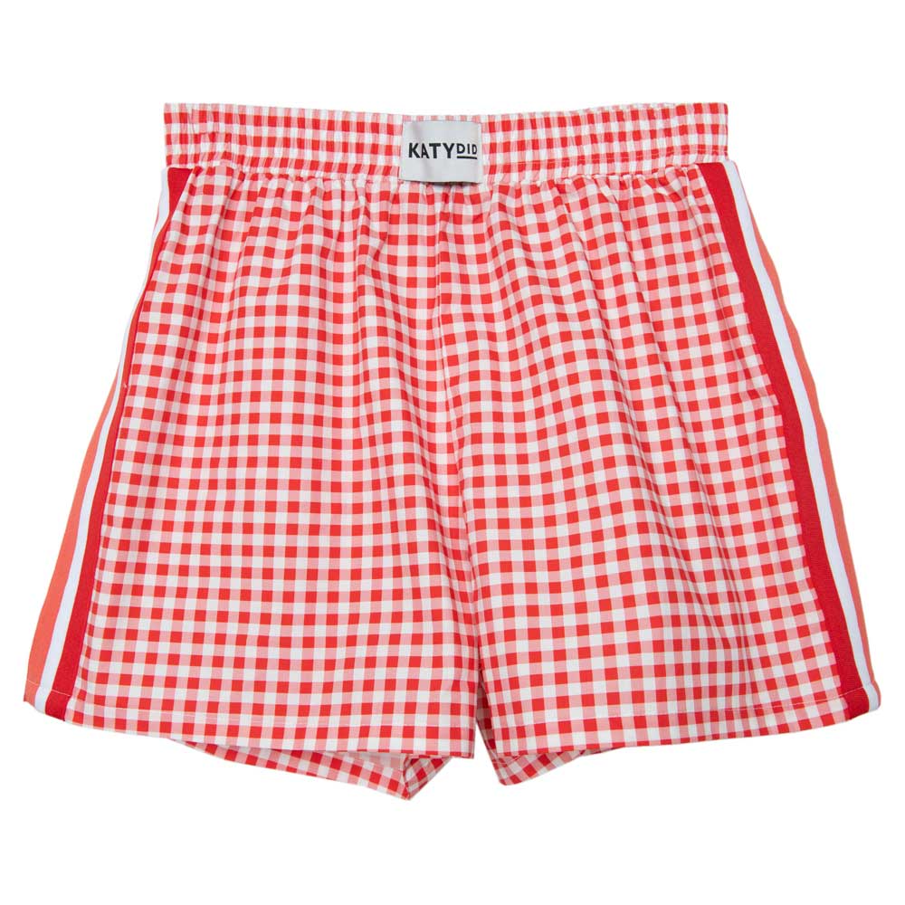 Red Plaid Wholesale Cute Women's Boxer Short