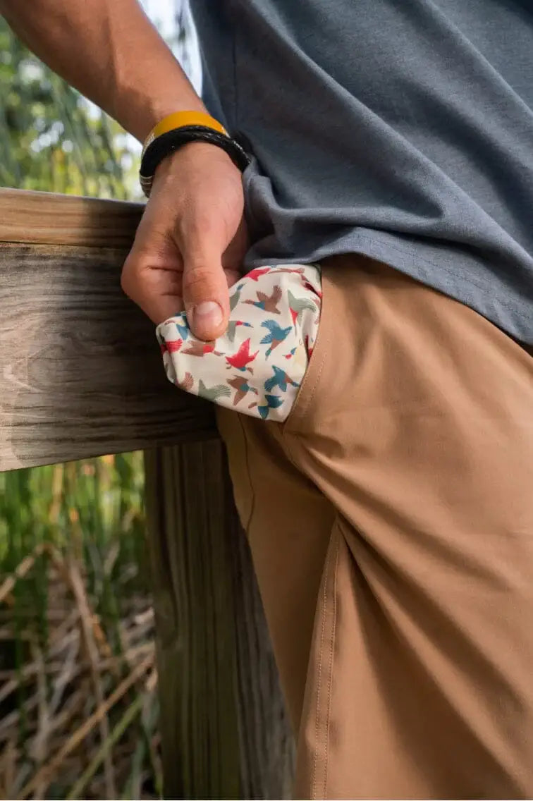 Burlebo Everyday Shorts - Desert Tan (All Over Duck Pocket)