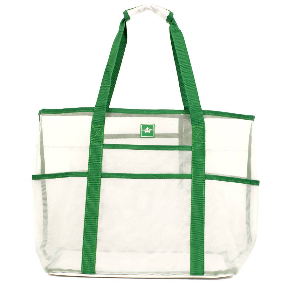 Grayton Beach Tote   White/Pink   16.5x15x8.5