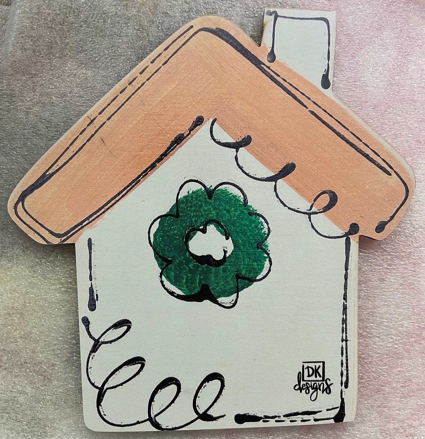 DK House with Wreath mini
