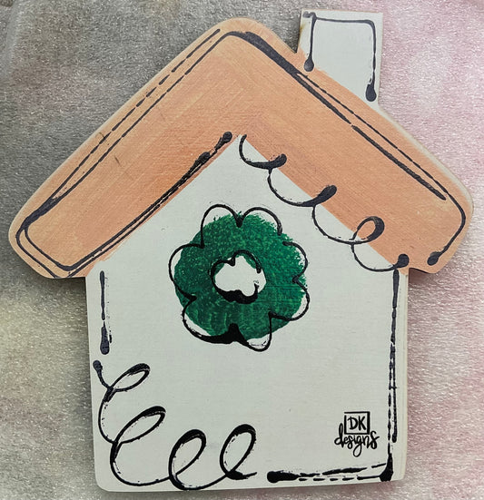 DK House with Wreath mini