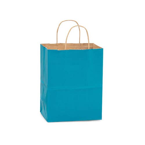 Recycled Kraft Color Paper Retail Shopping Bags