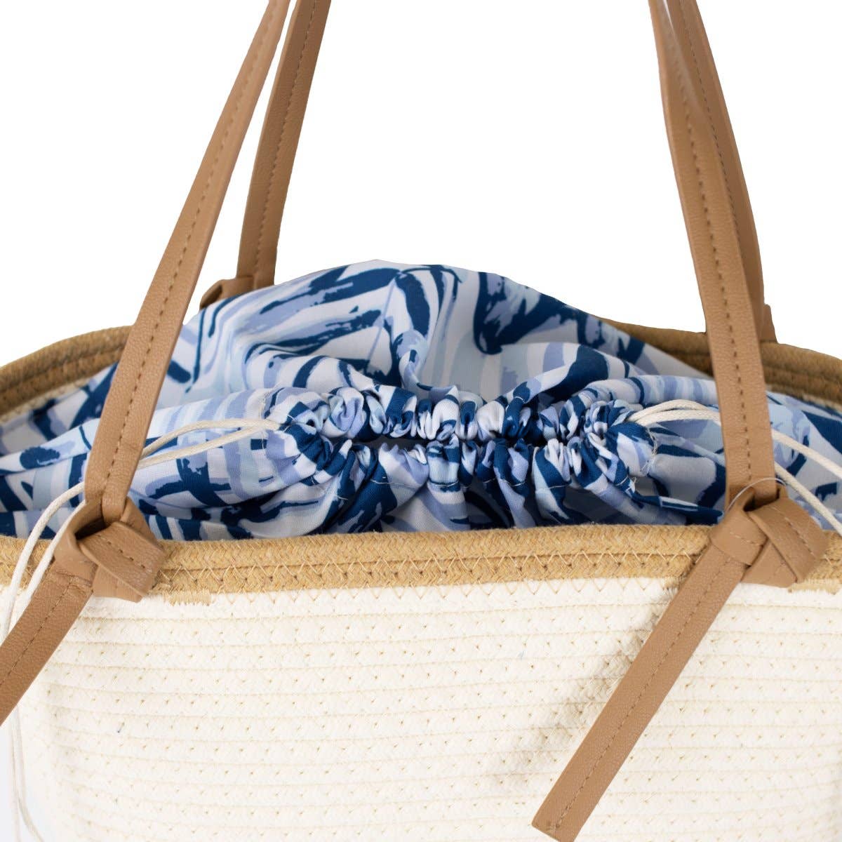 Tamarindo Palm Tote Natural/Tan