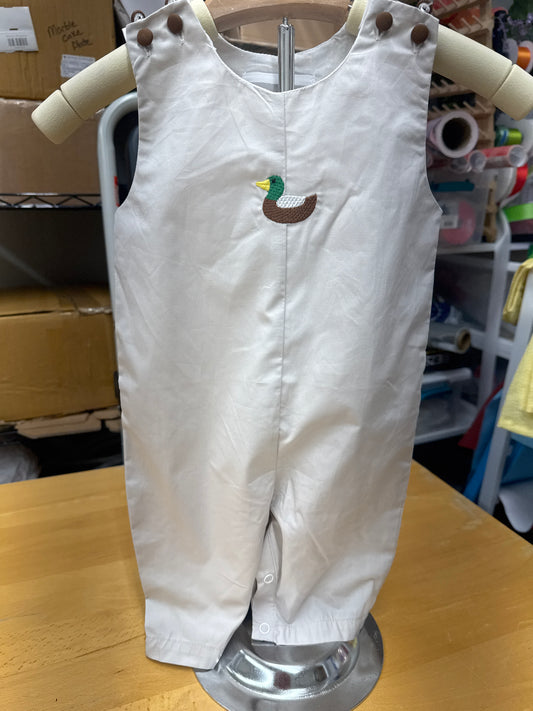 Light Grey Mallard Duck Overalls