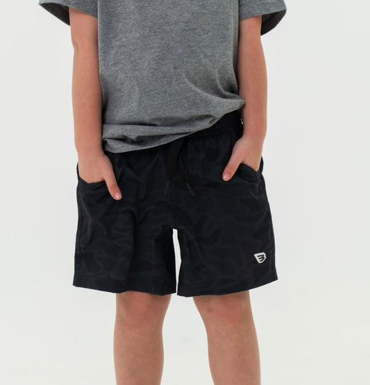 Burlebo Athletic Short - Black Camo