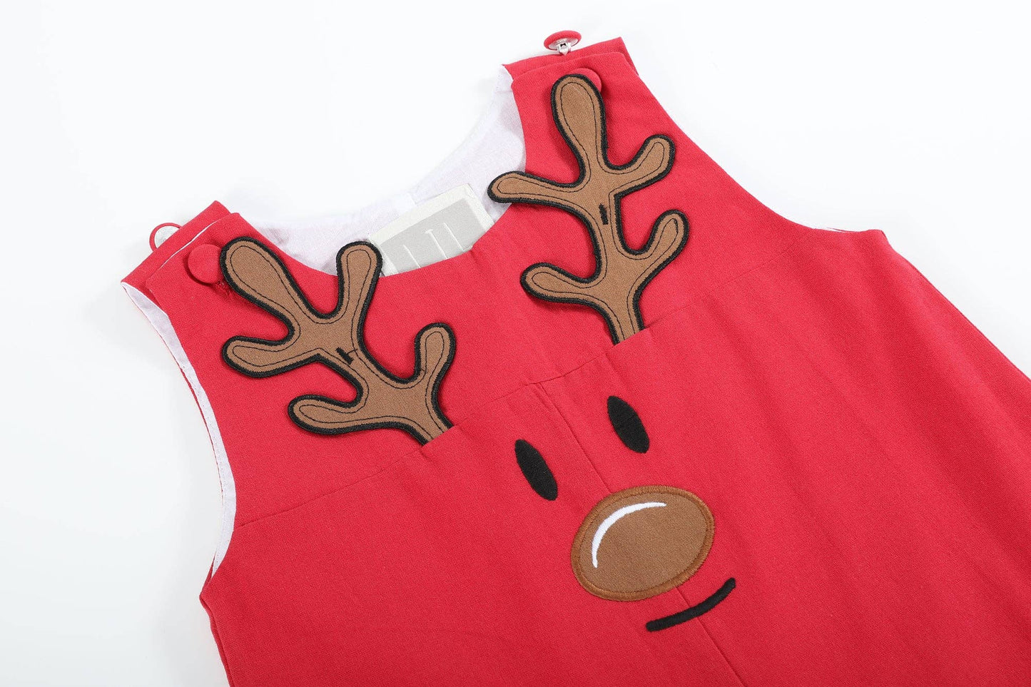 Red Reindeer Pocket Overalls