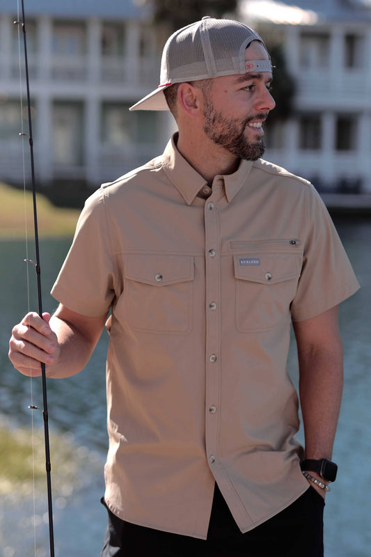 Performance Fishing Shirt - Cobblestone