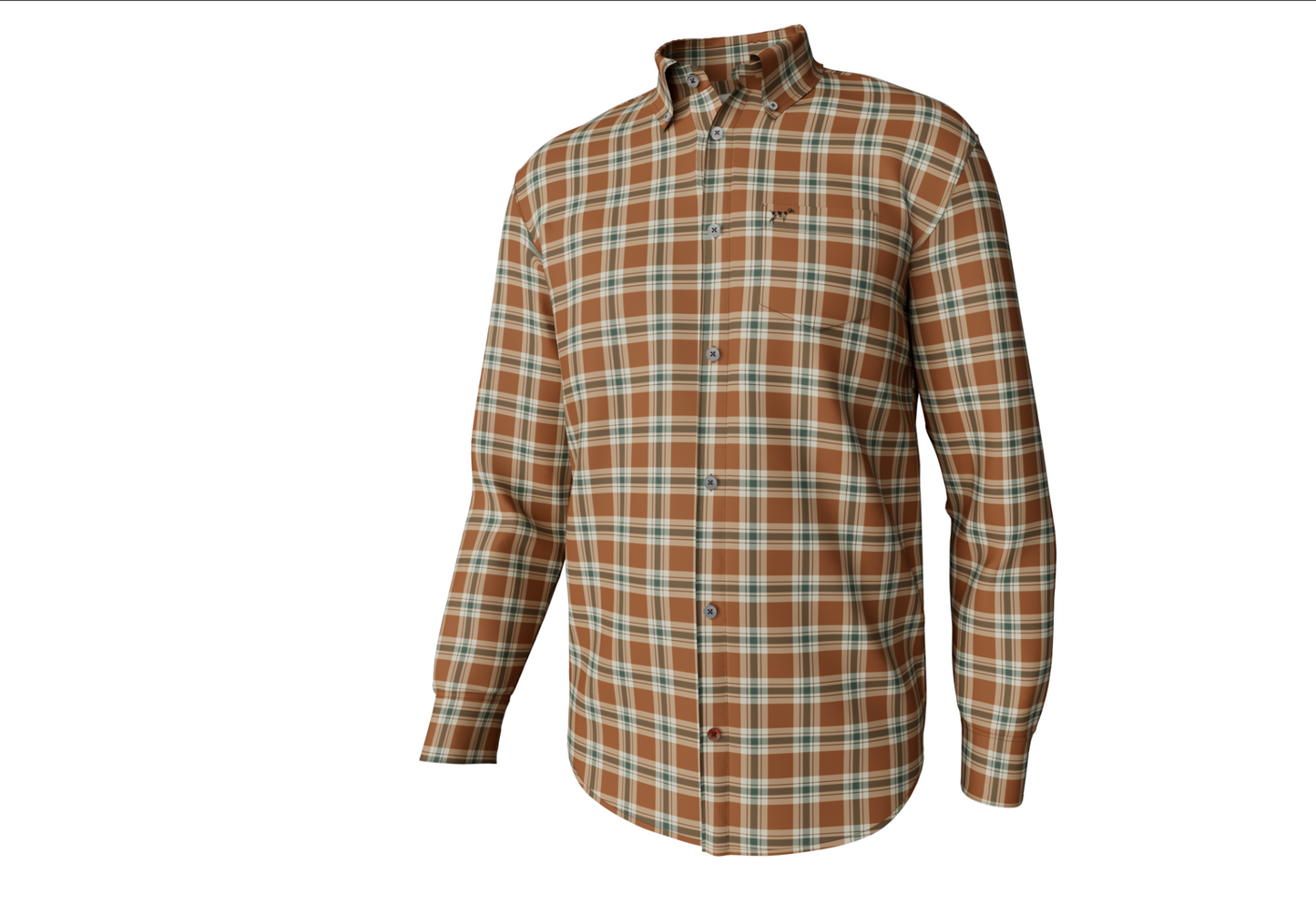 Hadley Luxe Button Down-Darby Plaid
