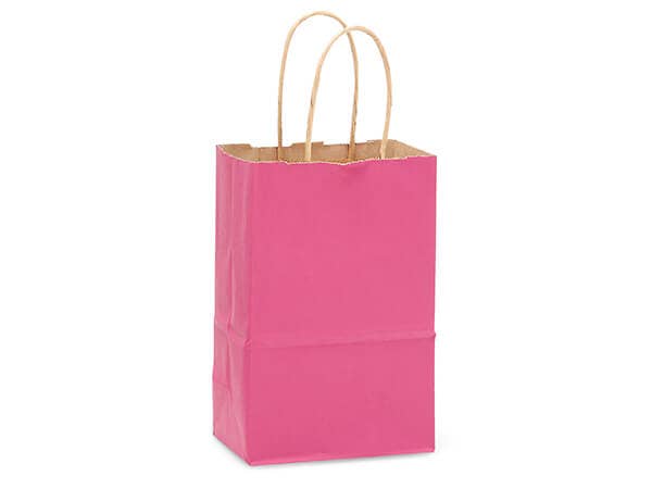 Recycled Kraft Color Paper Retail Shopping Bags