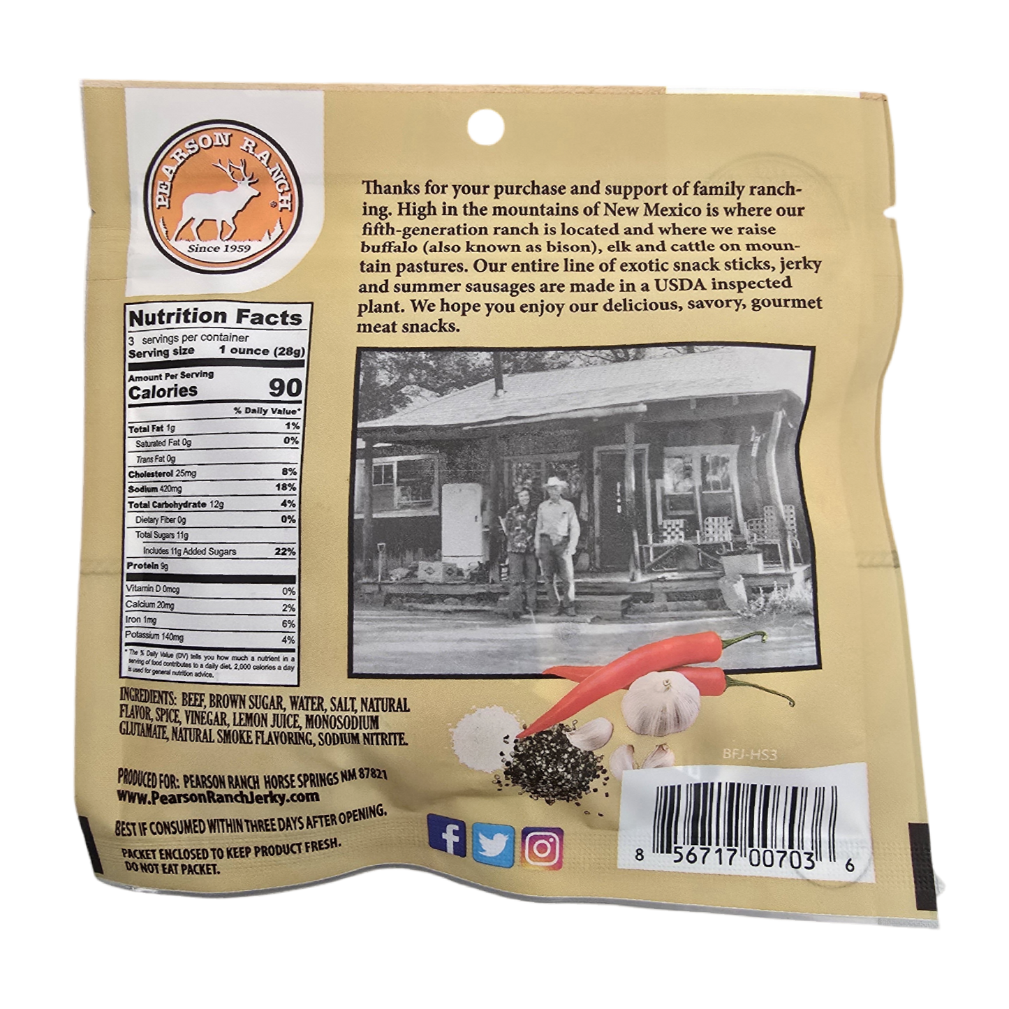 Beef Jerky - Hot & Sweet