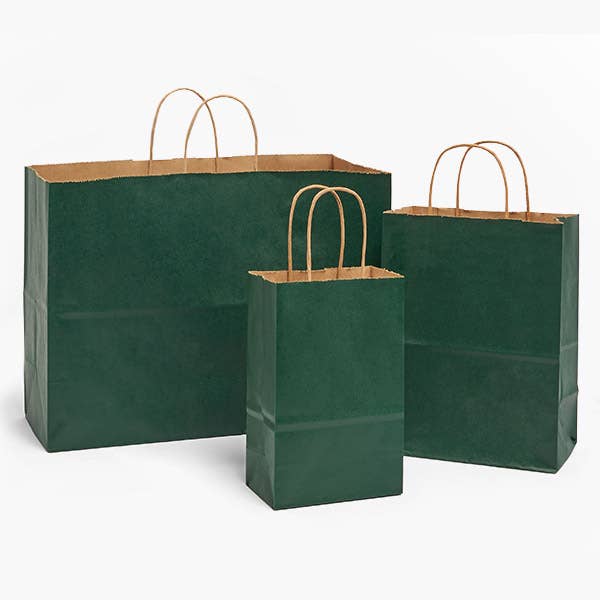 Recycled Kraft Color Paper Retail Shopping Bags