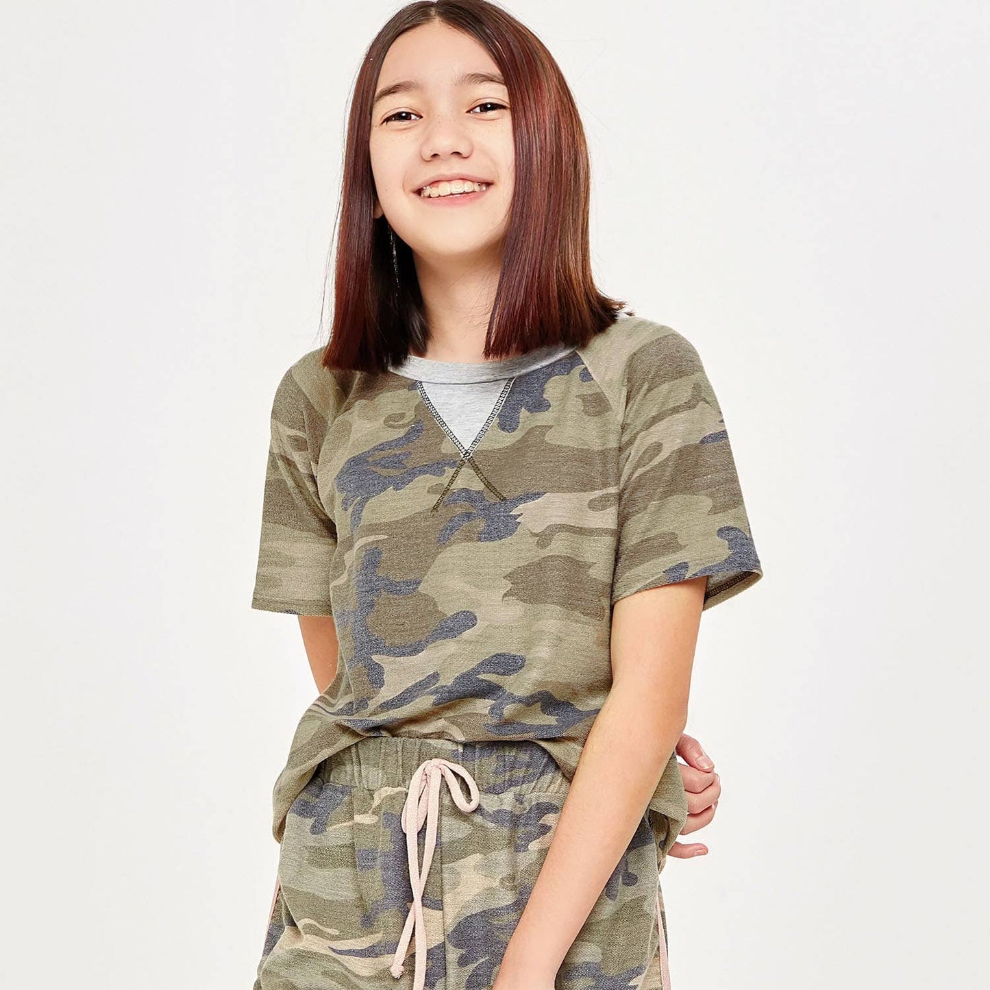 Camouflage Sweatshirt Top