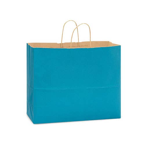 Recycled Kraft Color Paper Retail Shopping Bags