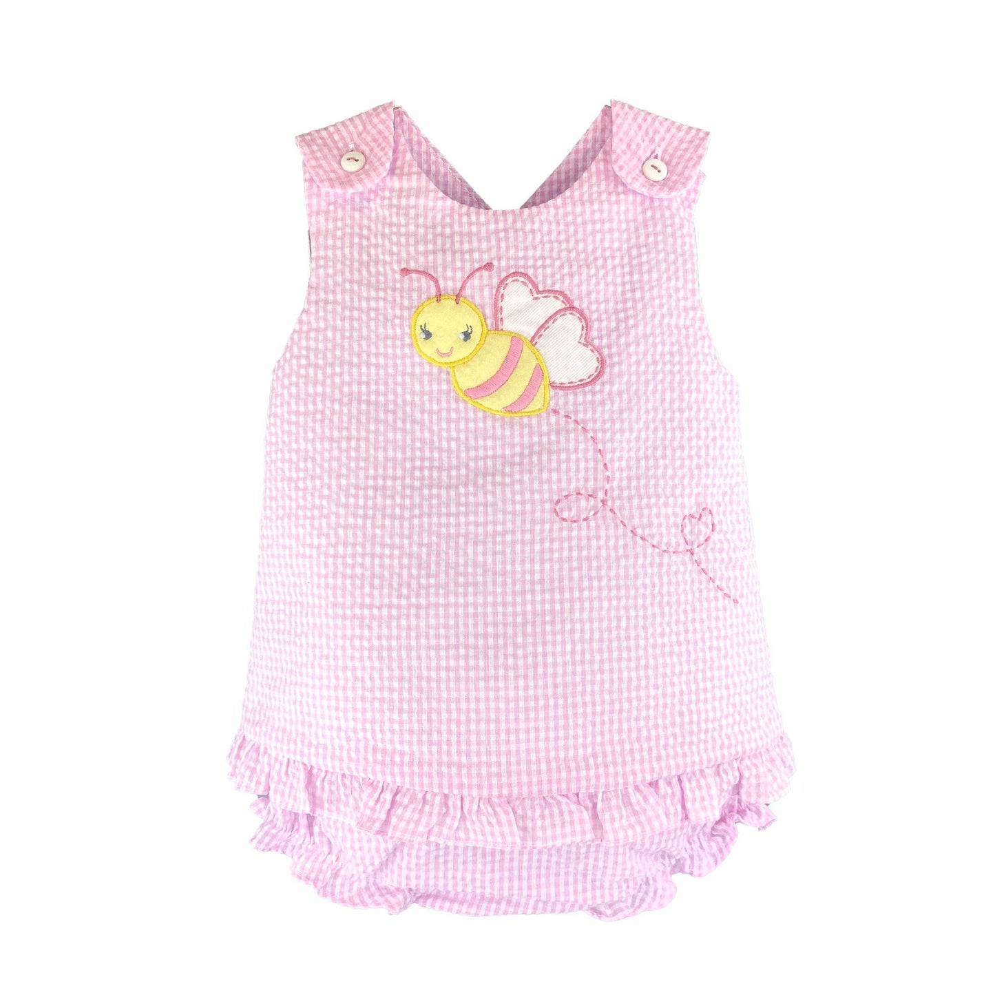 Bee Applique Popover Top & Bloomer Set