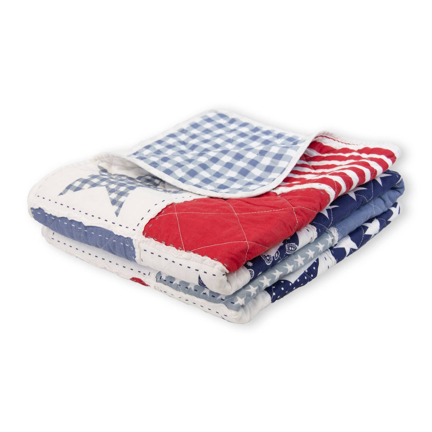 Star & Stripe Americana Cotton Throw