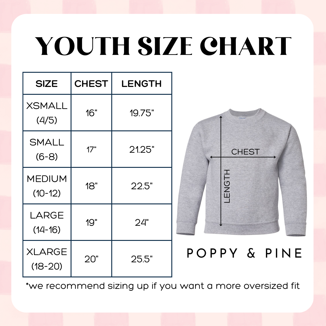 Patchwork Love Youth & Adult Sweatshirt
